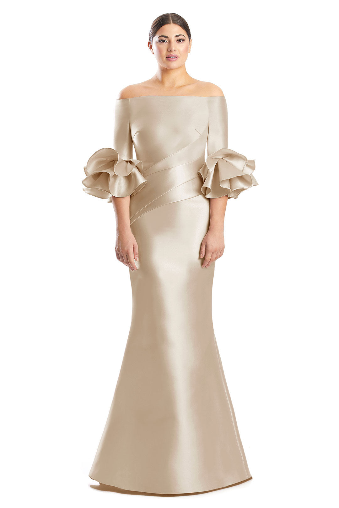 Formal Dresses Long Mermaid Evening Formal Dress Wheat