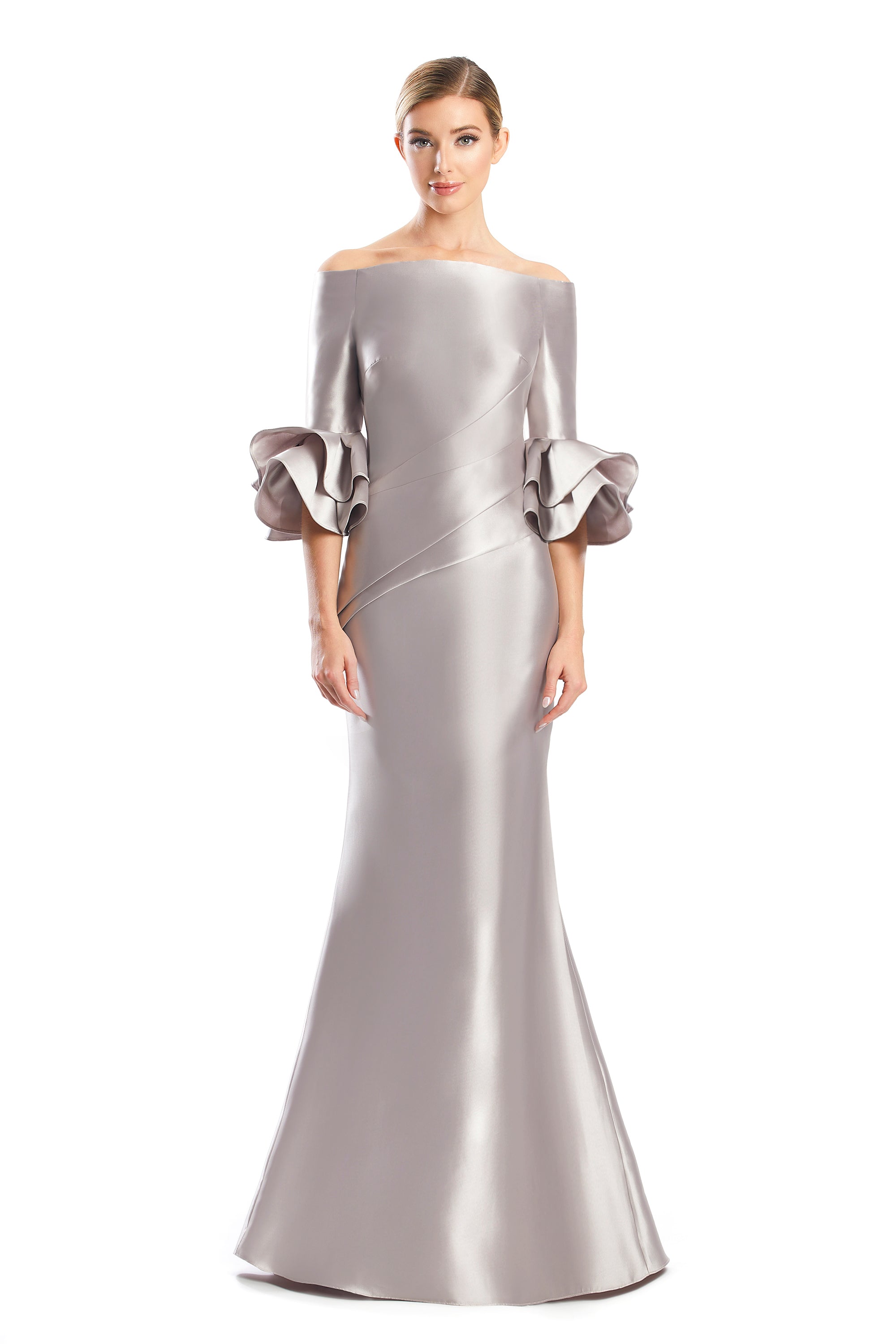 Formal Dresses Long Mermaid Evening Formal Dress Silver/Taupe