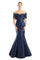 Prom Dresses Long Mermaid Formal  Evening Prom Dress Navy