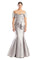 Prom Dresses Long Mermaid Formal  Evening Prom Dress Silver/Taupe