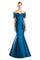 Prom Dresses Long Mermaid Formal  Evening Prom Dress Teal Blue