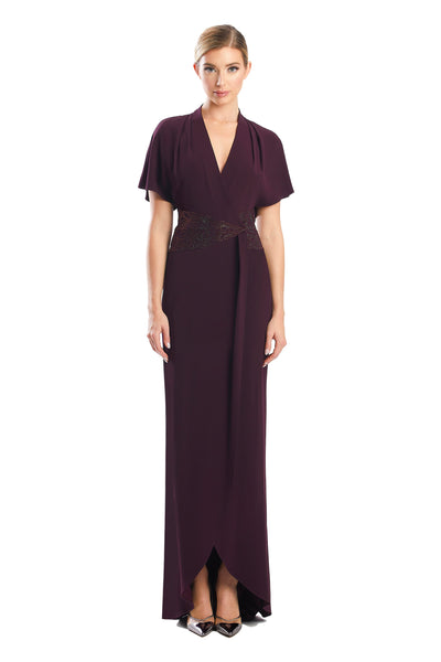 Mother of the Bride Dresses High Low Mother of the Bride Formal Dress Aubergine