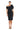 Short Fitted Knee Length Cocktail DressBlack