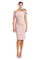 Short Fitted Knee Length Cocktail DressPetal