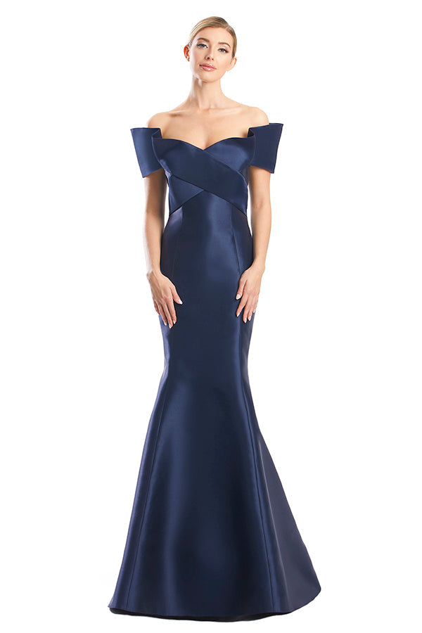 Formal Dresses Beaded Long Mermaid Evening Formal Dress Navy