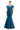Formal Dresses Beaded Long Mermaid Evening Formal Dress Teal Blue