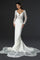 Wedding Dresses  Long Simple Mermaid Wedding Dress Off White