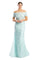 Formal Dresses Fitted Long Formal Beaded Evening Dress Mist