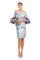 Cocktail Dresses Short Cocktail Fitted Floral Print Knee Length Dress Cielo/Multi