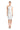 Cocktail DressesFitted Short Printed Knee Length Cocktail Dress Platinum/Silver