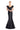 Formal Dresses Long Mermaid Formal Applique Dress Black