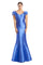 Formal Dresses Long Applique Formal Mermaid Evening Dress Periwinkle