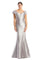 Formal Dresses Long Applique Formal Mermaid Evening Dress Silver/Taupe