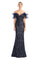 Prom Dresses Fitted Long Formal Lace Evening Prom Dress Navy