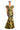 Formal Dresses  Electric Long Metallic Formal Evening Ruffle Dress Black/Gold