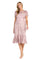 Cocktail Dresses Short Floral Midi Cocktail Dress Mauve
