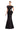 Formal Dresses Pleated Long Formal Beaded Evening Dress Black