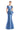 Formal Dresses Pleated Long Formal Beaded Evening Dress Delphi Blue