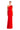 Formal Dresses Pleated Long Formal Fitted Slit Evening Dress Apple Red