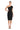 Cocktail Dresses Fitted Homecoming Knee Length Cocktail Dress Black