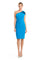 Cocktail Dresses Fitted Homecoming Knee Length Cocktail Dress Lagoon