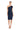 Cocktail Dresses Fitted Homecoming Knee Length Cocktail Dress Navy