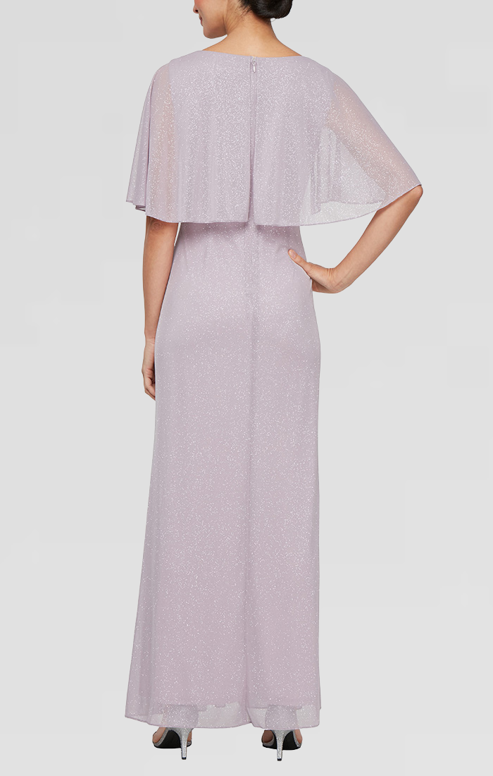 Plus Size Dresses Long Formal Glitter Plus Size Dress MAUVE