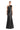 Formal Dresses Pleated Long Mermaid Formal Evening Dress Black