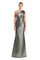Formal Dresses Pleated Long Mermaid Formal Evening Dress Gold
