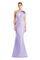 Formal Dresses Pleated Long Mermaid Formal Evening Dress Lavender