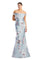 Formal Dresses Long Fitted Formal Floral Print Evening Dress Sterling/Multi