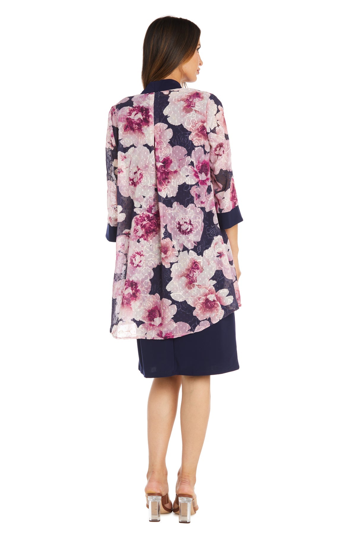 Scoop Knee-Length Jersey Formal Sheath R&M Richards 1795P