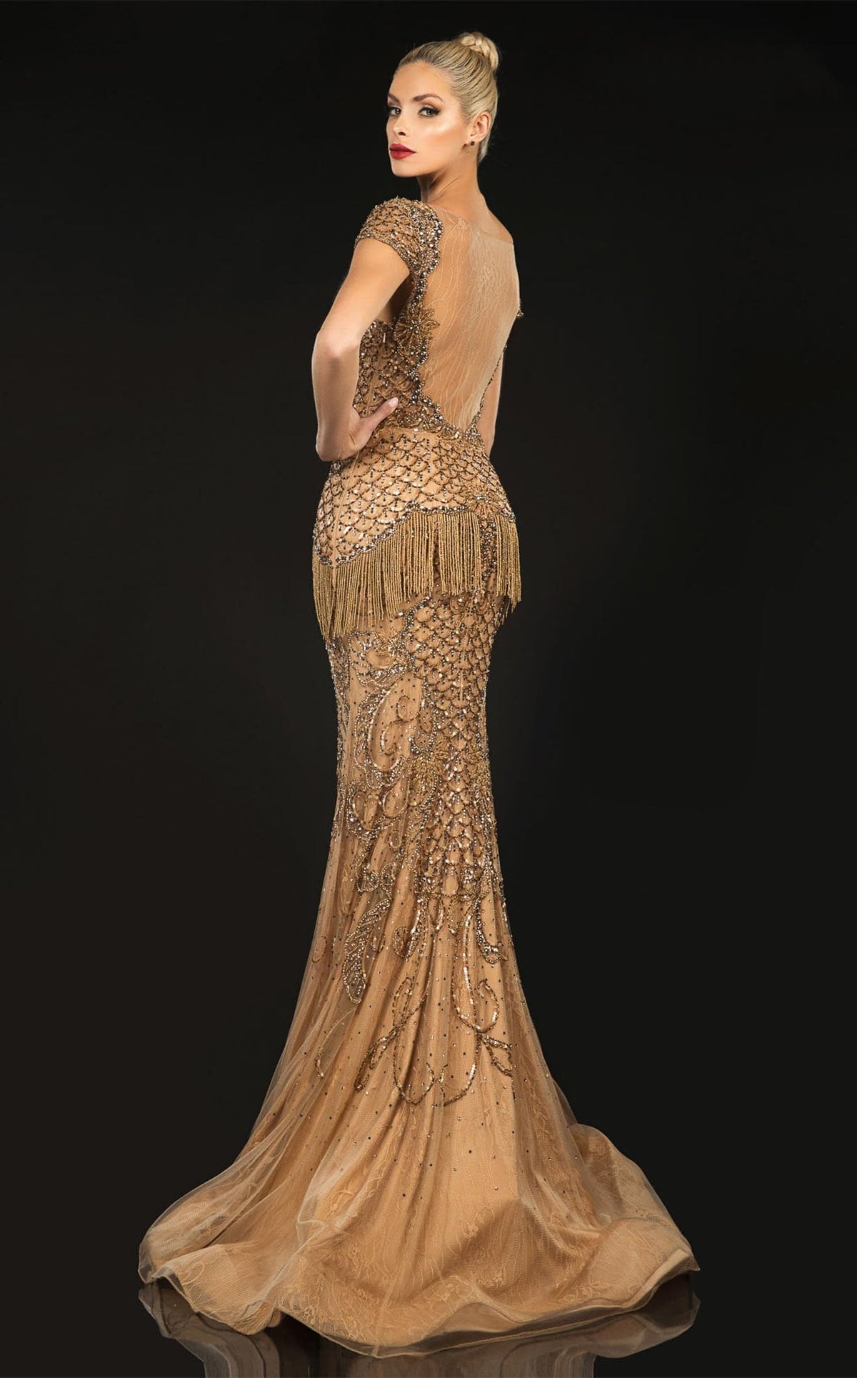 Terani Couture Long Formal Prom Dress 1811GL6452 - The Dress Outlet