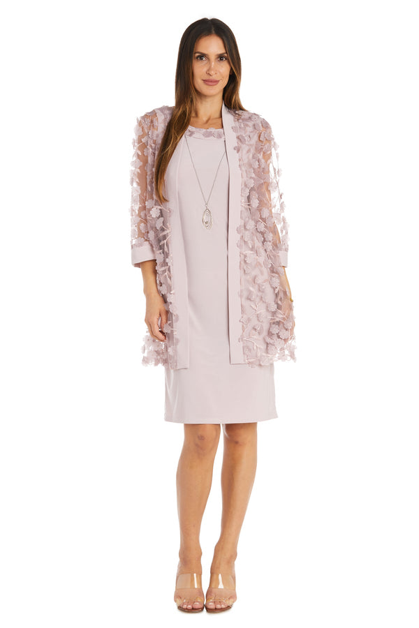Mother of the Bride Short Petite Dress Jacket Dress R&M Richards 1816P