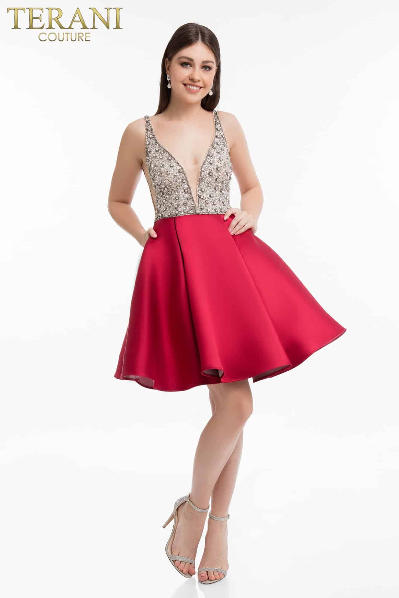 Terani Couture Prom Short Cocktail Dress 1821H7771 - The Dress Outlet