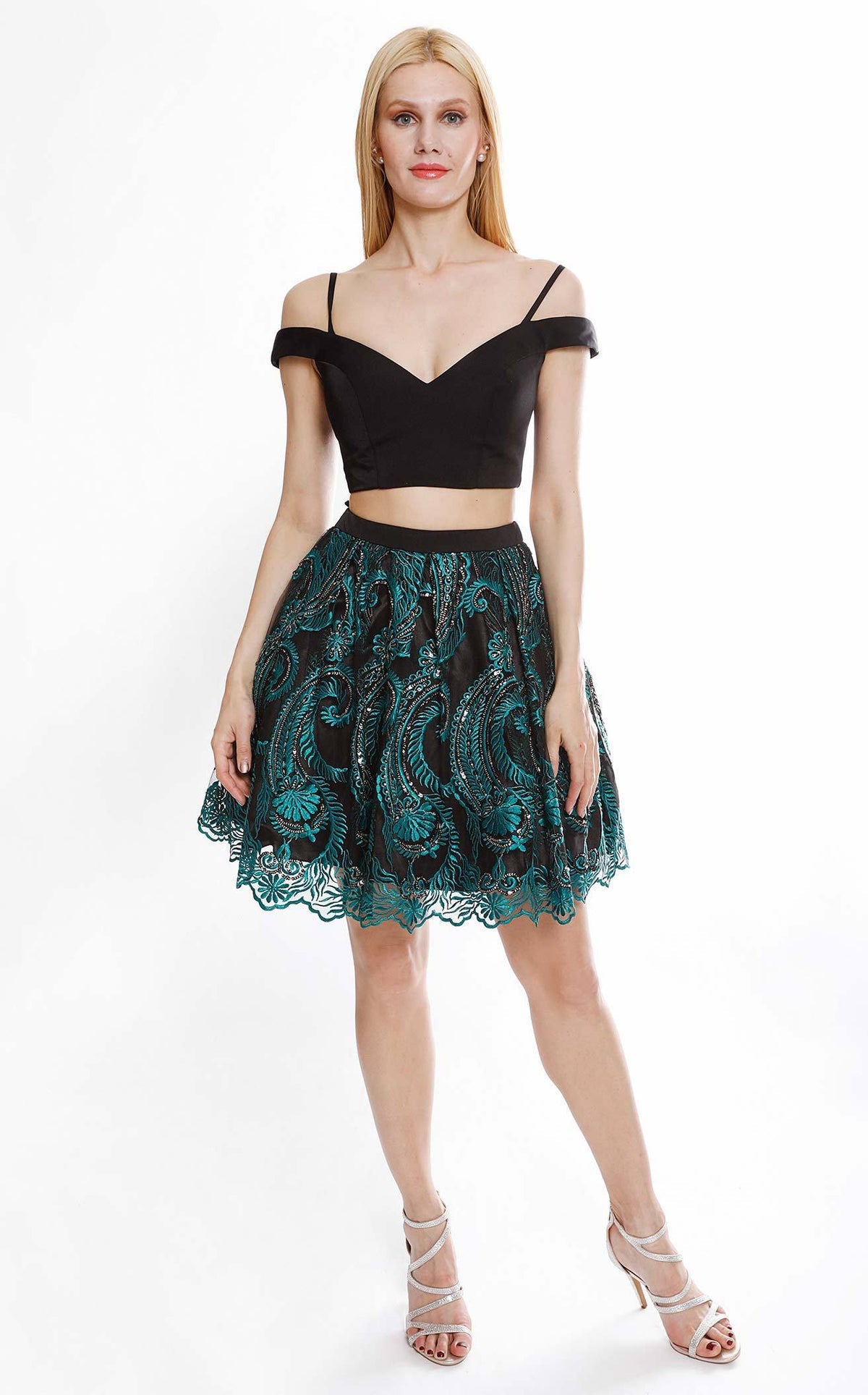 Terani Couture Two Piece Prom Dress 1825H7934 - The Dress Outlet