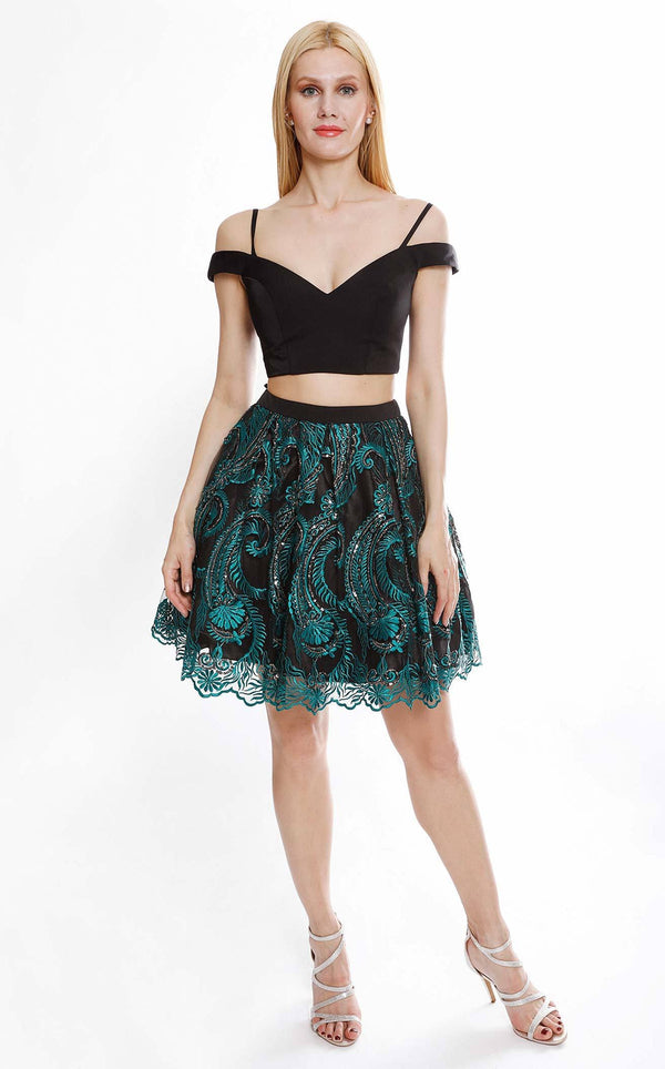 Terani Couture 1825H7934 Two Piece Prom Dress
