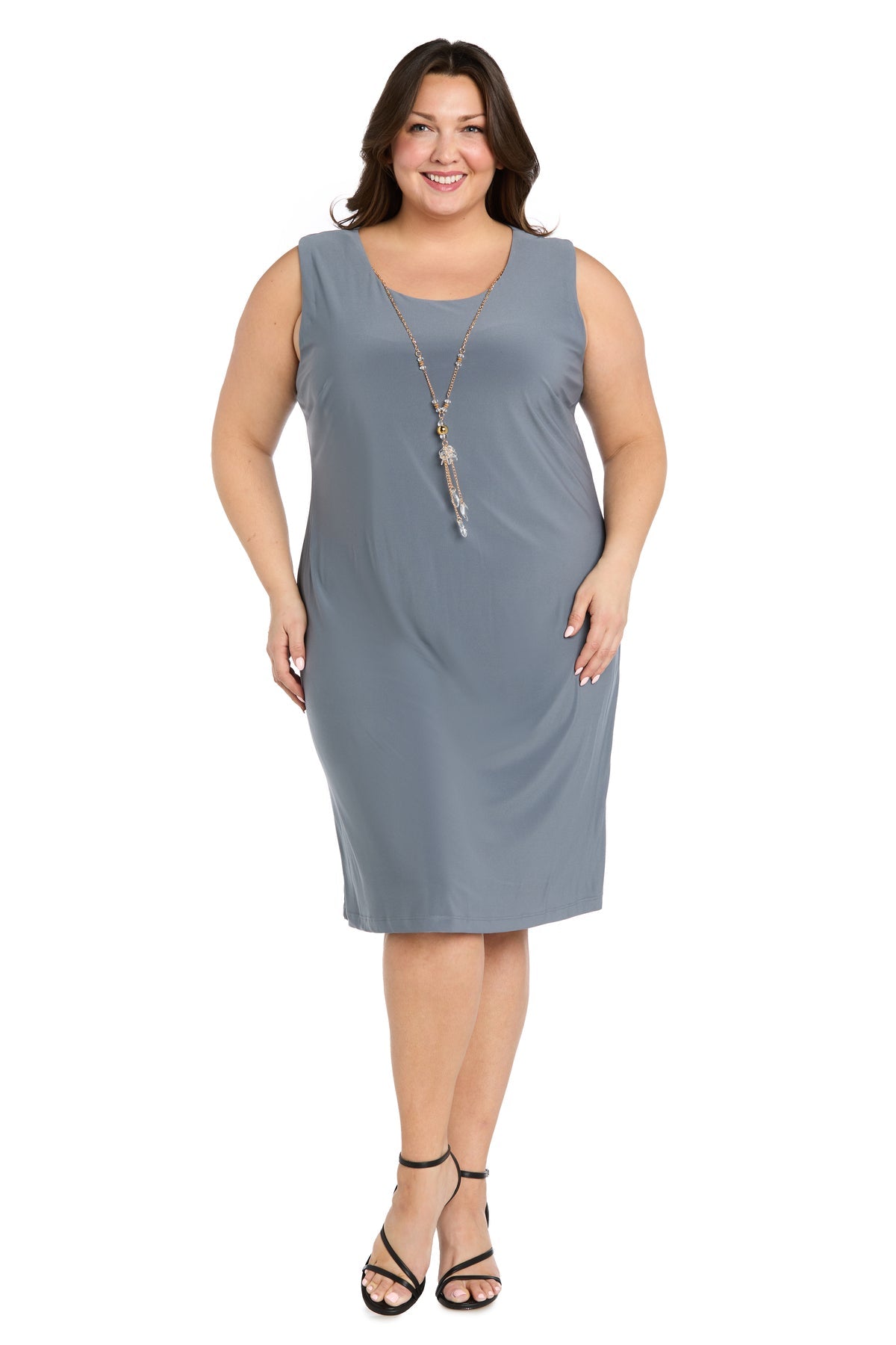 Plus Size Dresses Plus Size Short Mother of the Bride Jacket DressCoal