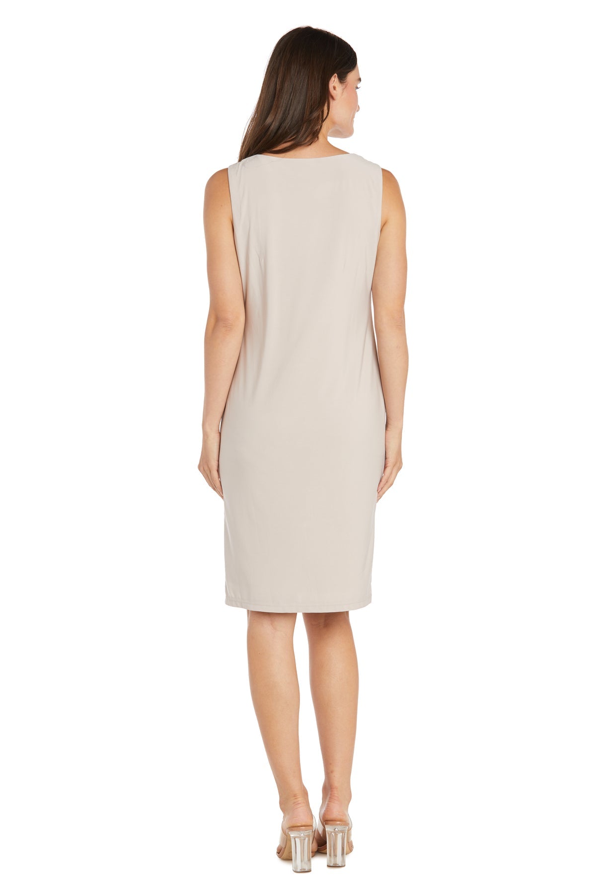 R&M Richards 1827P Petite Mother of the Bride Short Cocktail Sequin Dress