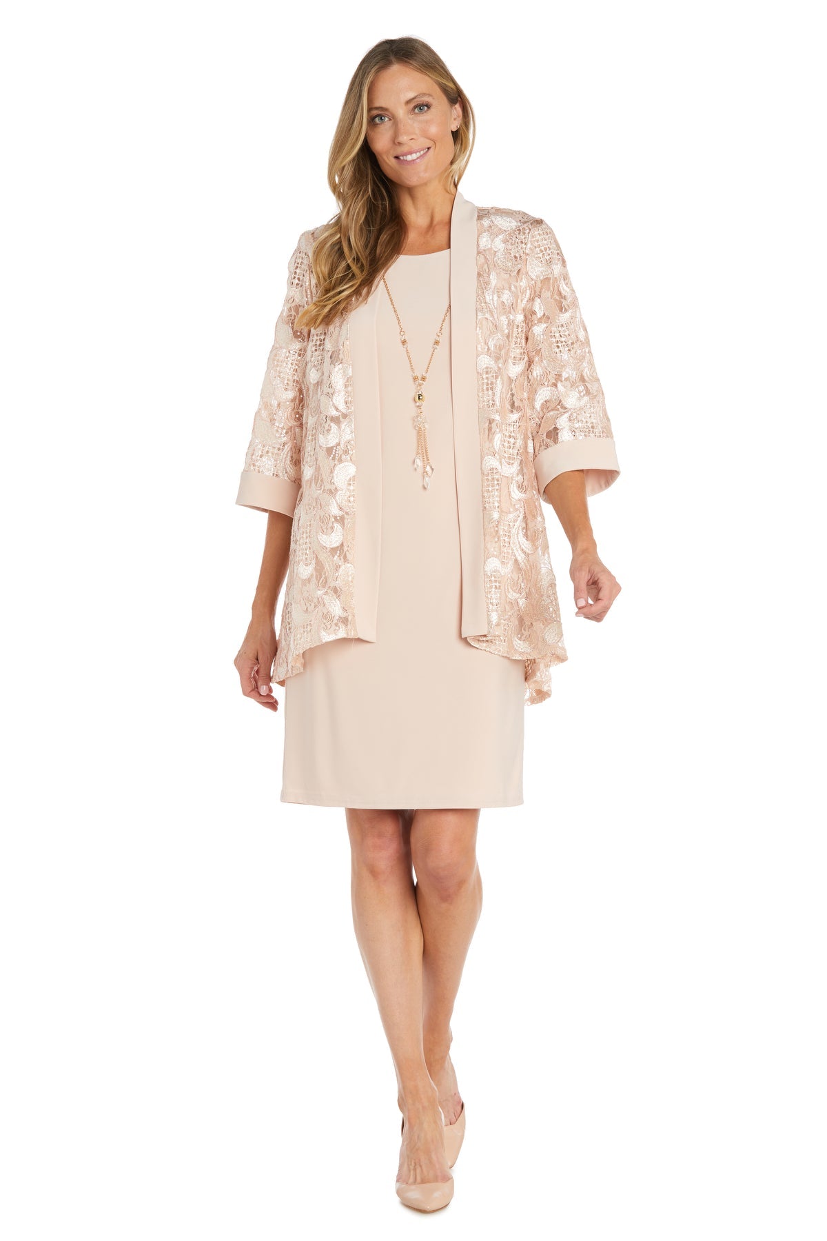 Mother of the Bride Dresses Short Sequin Jacket Mother of the Bride Dress Petal/Pink