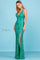 Prom Dresses Prom Formal Long Sequin Slit Dress Emerald