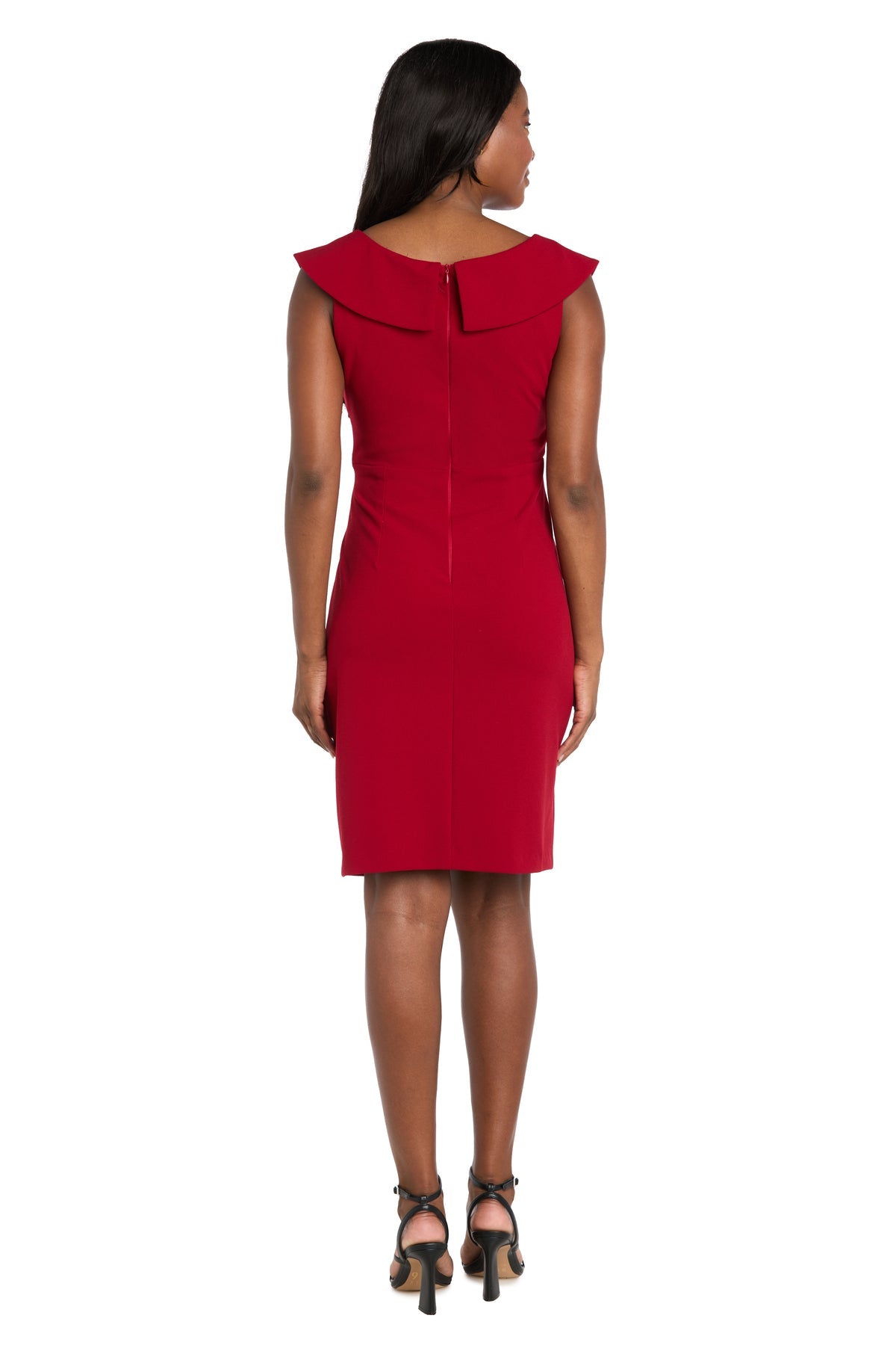 Cocktail Dresses Fitted Short Cocktail Dress R&M Richards 1832 Red