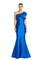 Formal Dresses Mermaid Long Formal Pleated Evening Dress Blue