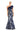 Formal Dresses Long Mermaid Formal Floral Evening Prom Dress Navy/Silver
