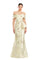 Formal Dresses Long Formal Mermaid Evening Beaded Dress Citrine/Multi