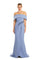 Formal Dresses Long Formal Beaded Applique Evening Dress Delphi Blue