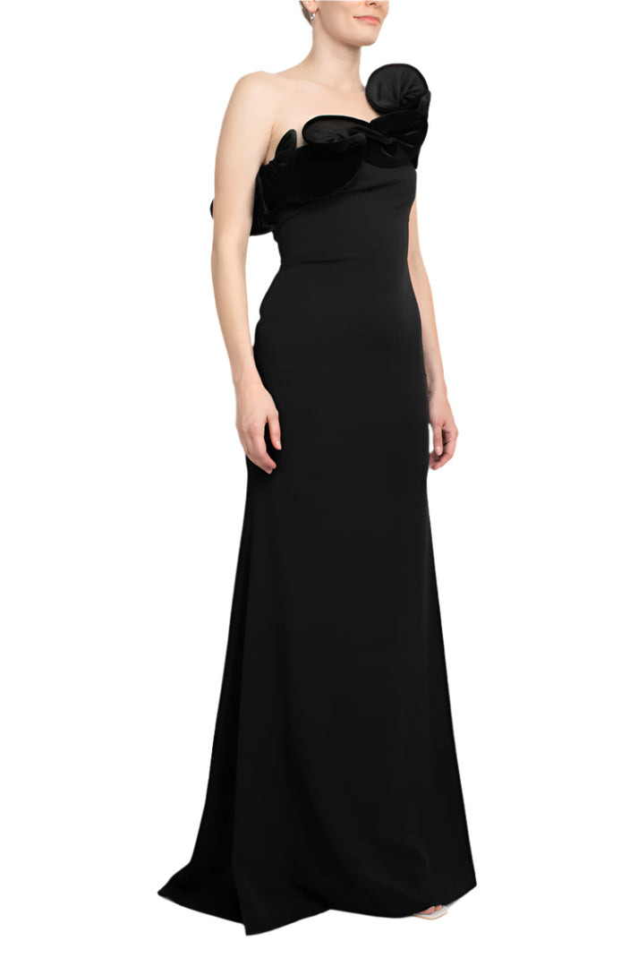 Alberto Makali 185401 Fitted Long Formal Evening Dress