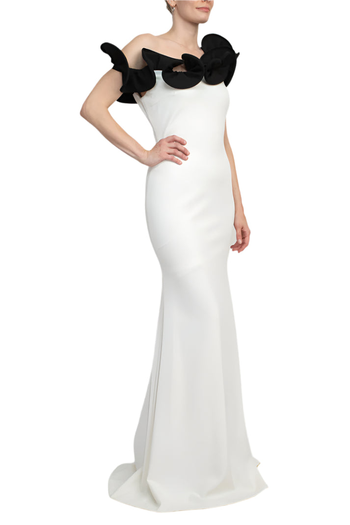 Alberto Makali 185401 Fitted Long Formal Evening Dress