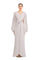 Mother of the Bride Dresses Long Formal Mother of the Bride Cape Dress Stone