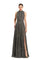 Formal Dresses A Line Long Formal Slit Evening Dress Bronze